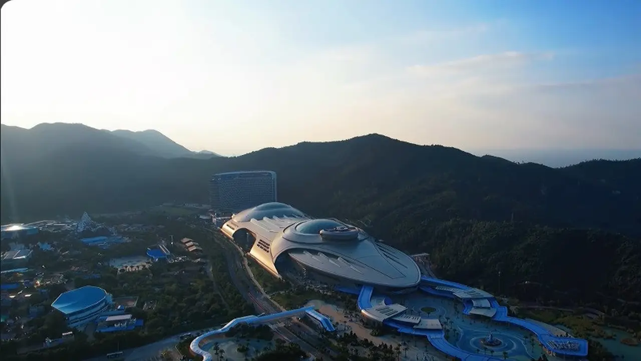 Desain Futuristik Zhuhai Chimelong Marine Science Park, Mirip Kapal Alien