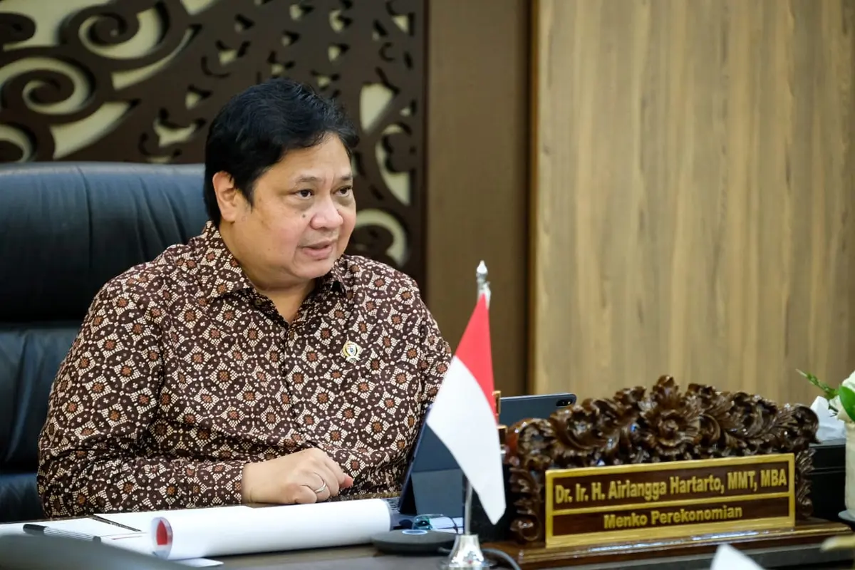 Menteri Koordinator bidang Perekonomian Airlangga Hartarto