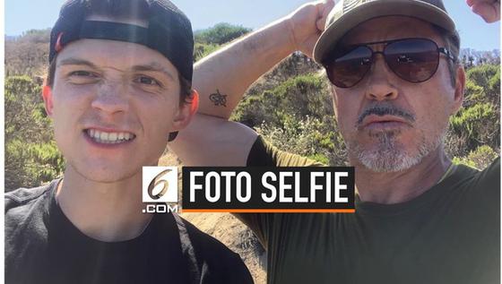 VIDEO: Tom Holland-Robert Downey Jr Selfie Bareng, Tanda Perpisahan?