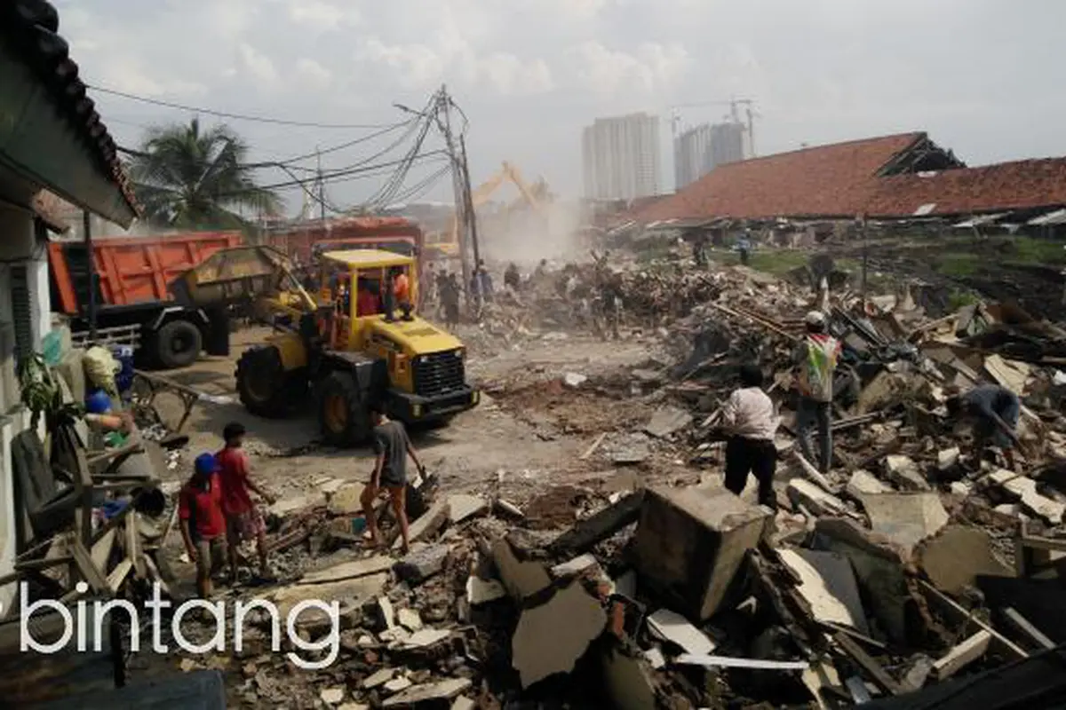 Kawasan Pasar Ikan Penjaringan Kini Telah Rata Digusur