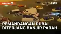 Dubai, Uni Emirat Arab (UEA), dilanda banjir bandang pada Selasa (16/4/2024). Jalanan kota hingga bandara tergenang dan nyaris melumpuhkan aktivitas masyarakat. Banjir diakibatkan curah hujan yang tinggi, hujan yang terjadi 12 jam tersebut telah menc...