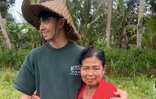 ⁠Momen Anak Bule Ketemu Neneknya di Bali, Langsung Beri Makan Soto dan Teh Panas