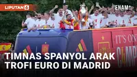 Parade Juara Euro 2024, Timnas Spanyol Naik Bus Terbuka