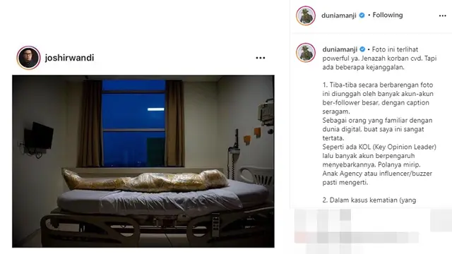 Anji Dikecam PFI karena Unggahan soal Corona, Ini 7 Faktanya