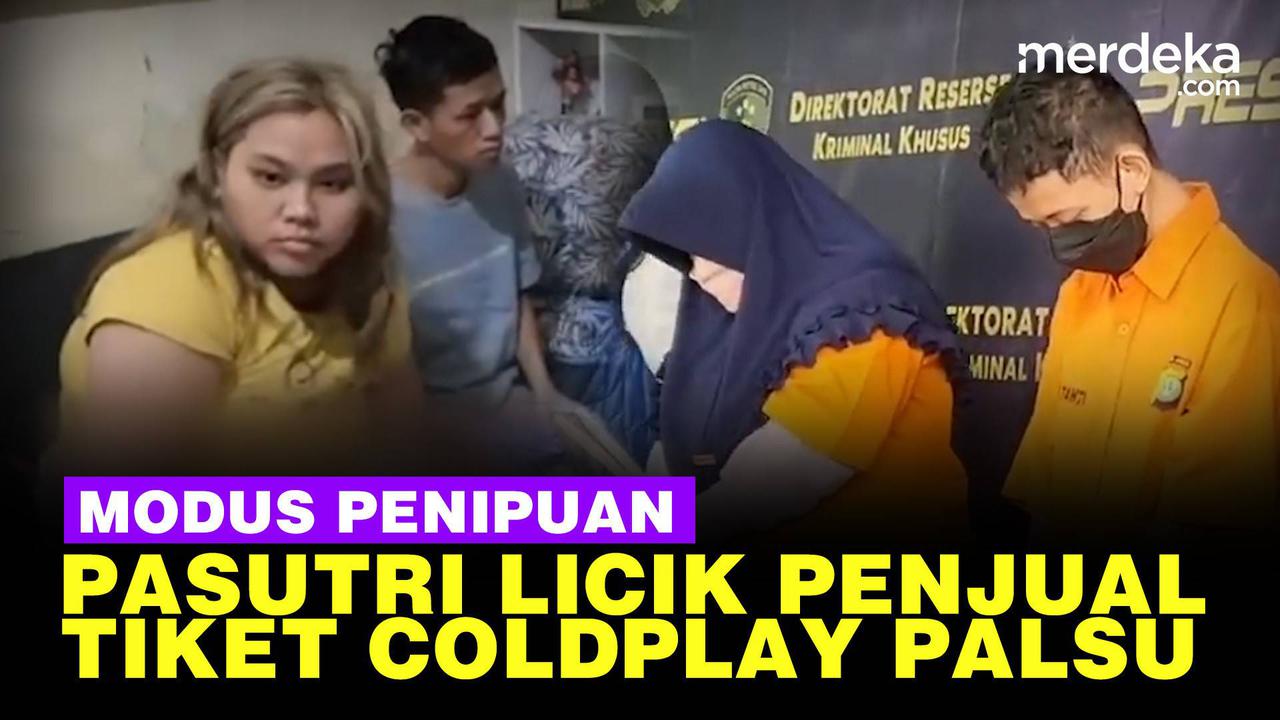 VIDEO: Tampang Pasutri Penipu Tiket Coldplay Palsu Ditangkap, Begini Modus Liciknya