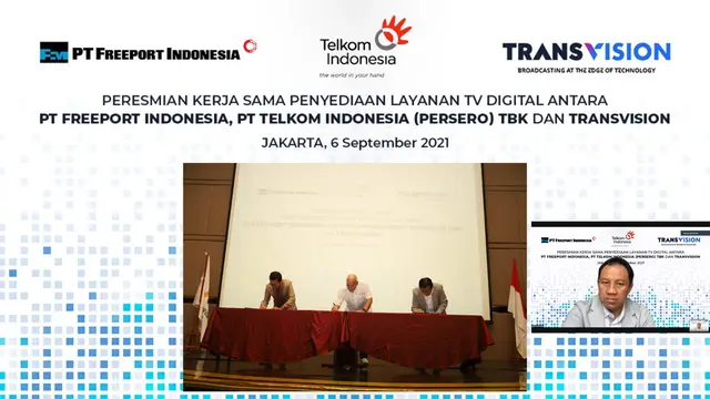 Telkom dan Transvision Berkolaborasi Hadirkan Layanan TV Digital untuk Freeport Indonesia