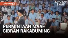 Gibran Minta Maaf Usai Ditegur KPU