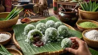 Trik Bikin Onde-Onde Minang Anti Bocor, Perhatikan Tekanan Tangan saat Membulatkan Adonan