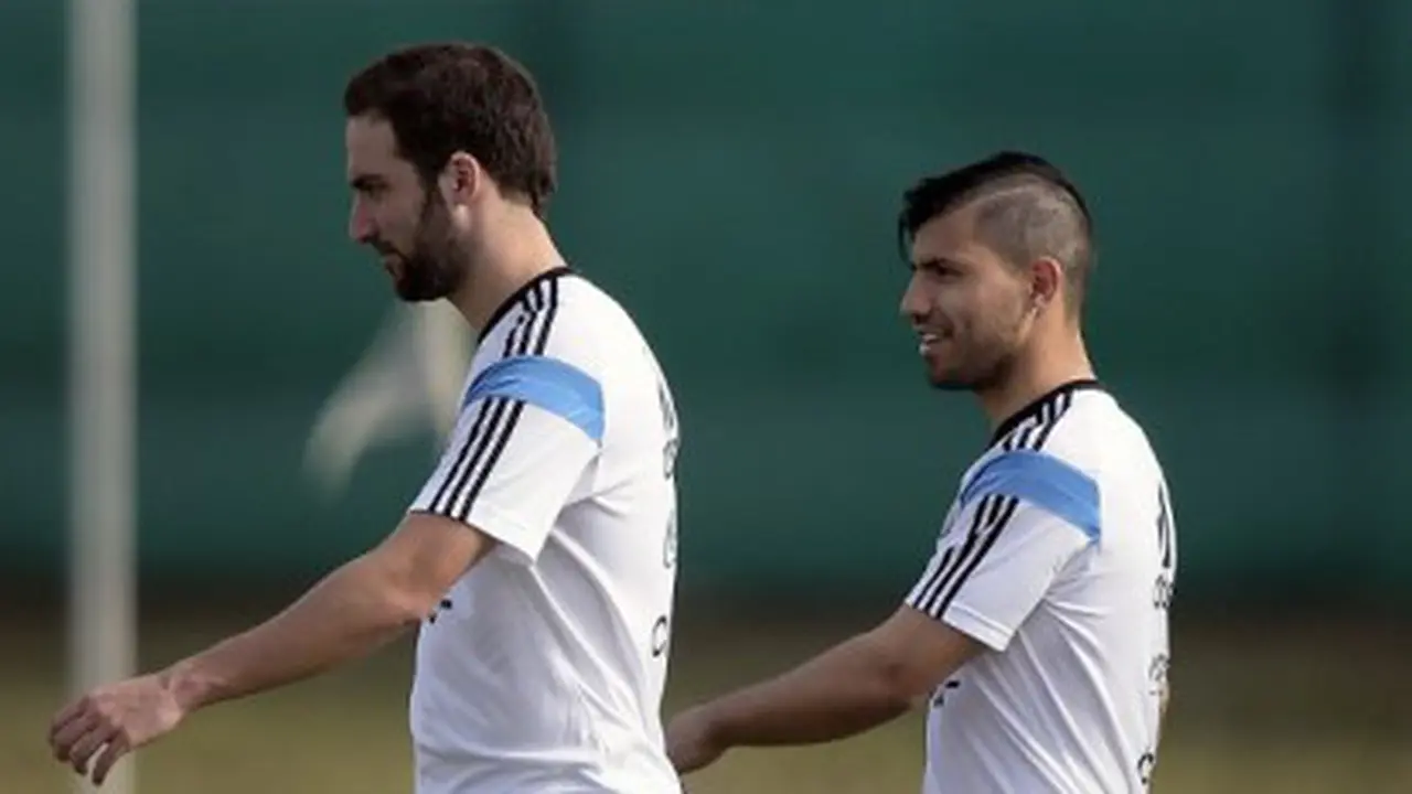 Sergio Aguero dan Gonzalo Higuain