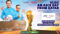 Cover untuk video Vlog An Aice Day from Qatar kali ini berjalan-jalan ke Souq Waqif, pasar tradisional di Qatar.