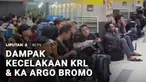 Kecelakaan kereta Commuter Line dan Argo Bromo di Stasiun Bekasi Timur, Jawa Barat berdampak luas  perjalanan kereta di sejumlah stasiun. Di Stasiun Pasar Senen, Jakarta Pusat sejumlah kereta alami kemunduran jadwal keberangkatan hingga terjadi penum...
