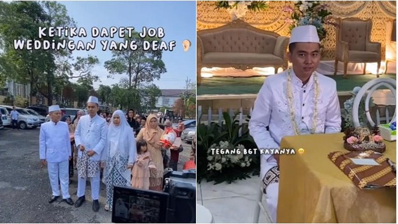 Momen Pengantin Pria Jalani Ijab Kabul Pakai Bahasa Isyarat Ini Bikin Haru