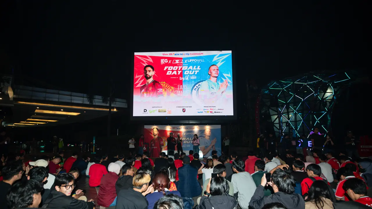 Nobar MU vs Man City Bersama by.U dan The United Wave Berlangsung Meriah