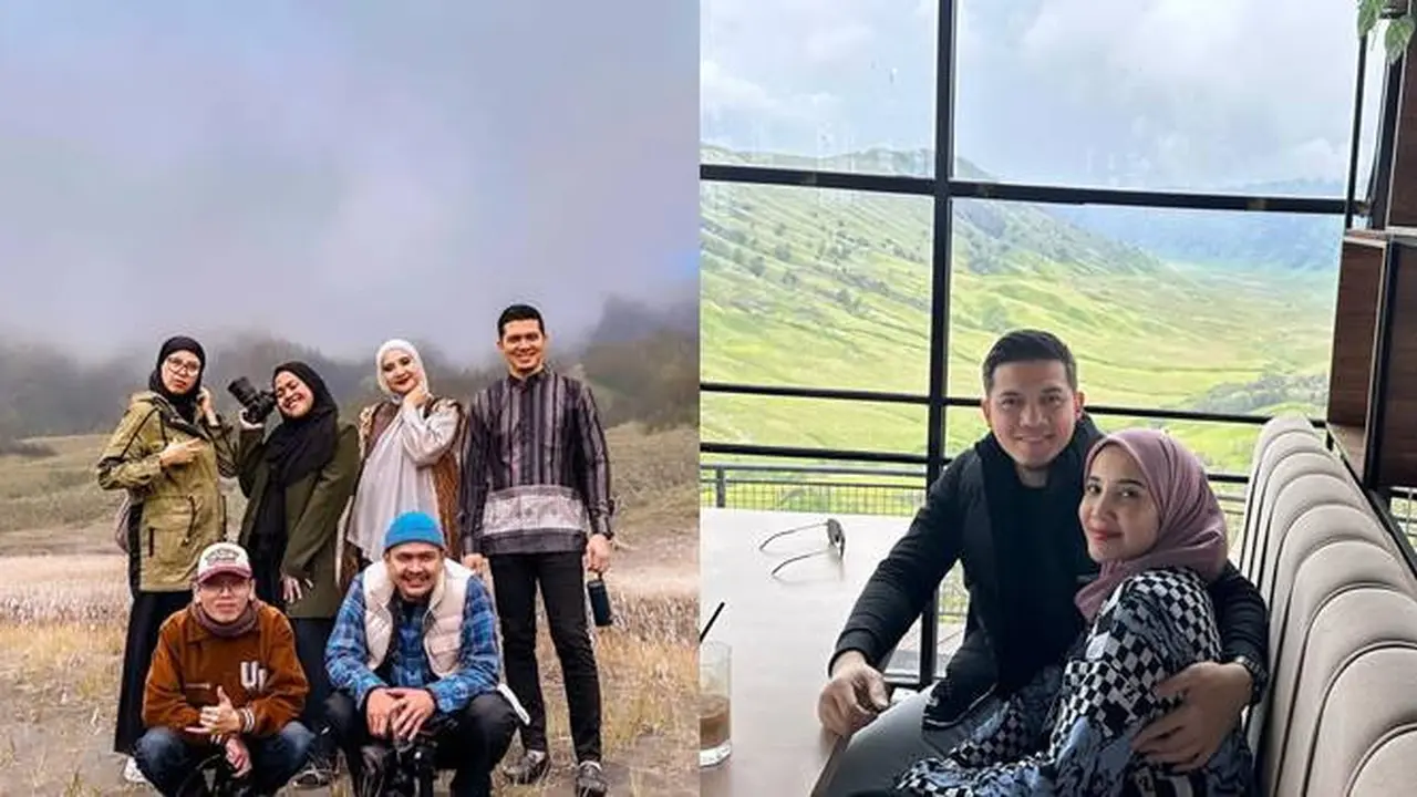 6 Momen Zaskia Sungkar dan Irwansyah Liburan ke Bromo, Abadikan Momen Bersama