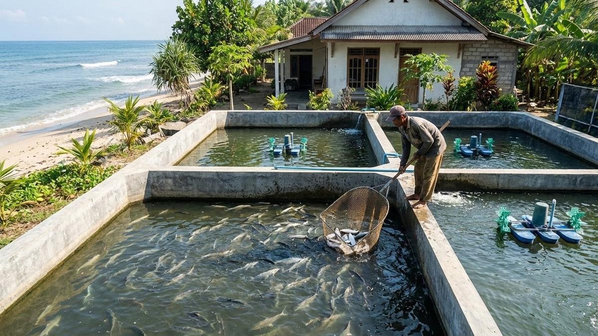 Cara Budidaya Ikan Bandeng Selain di Tambak, Praktis dan Hemat Biaya