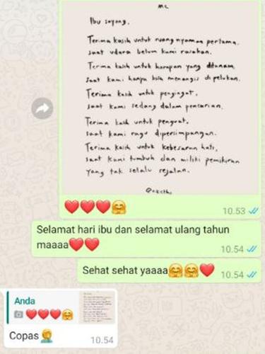 6 Chat Mama Ngegas ke Anaknya Ini Bikin Senyum