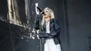 Taylor Momsen dari The Pretty Reckless (Foto: Amy Harris/Invision/AP)