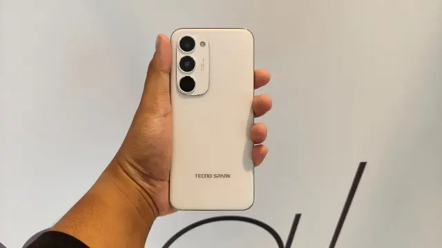 Tecno Spark 40 Pro saat acara peluncuran di Jakarta.