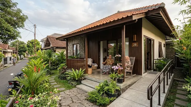 7 Model Rumah Satu Lantai untuk Pasangan di Masa Tua, Nyaman dan Aman