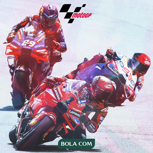 MotoGP - Pecco Bagnaia di antara Marc Marquez dan Jorge Martin