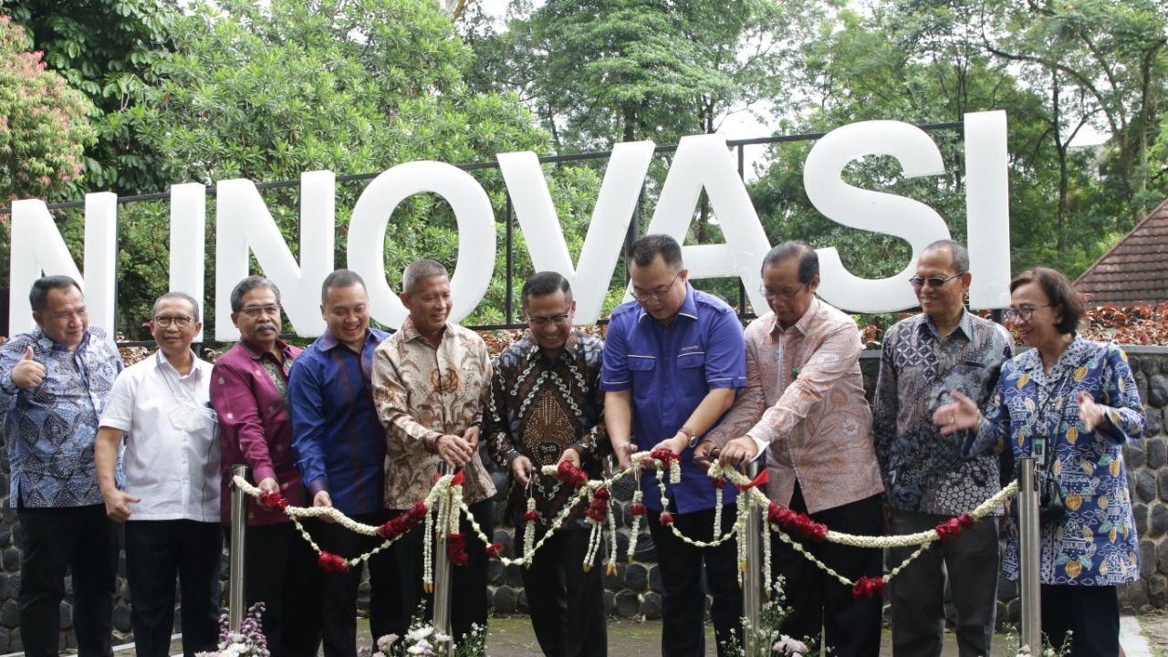 Sinar Mas melalui pilar usahanya, PT Berau Coal dalam pembangunan Taman Plaza Inovasi IPB. (Dok Sinar Mas)