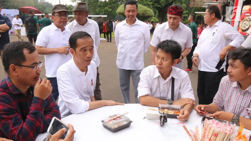 Jokowi Gelar Acara Sumpah Pemuda Kekinian di Istana Bogor