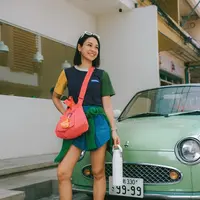 Gaya Unik Mix and Match ala Andien Aisyah (Instagram/@andienaisyah)