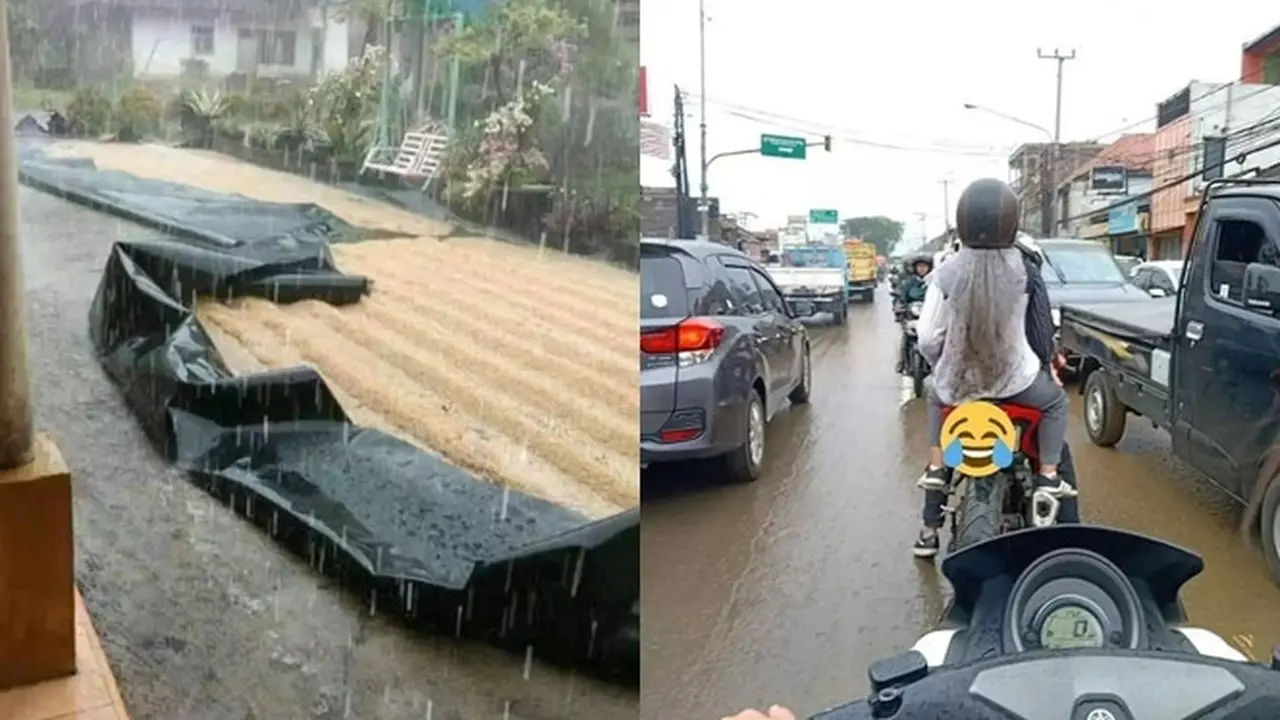 10 Momen Apes yang Sering Terjadi Ketika Hujan Ini Bikin Kesal