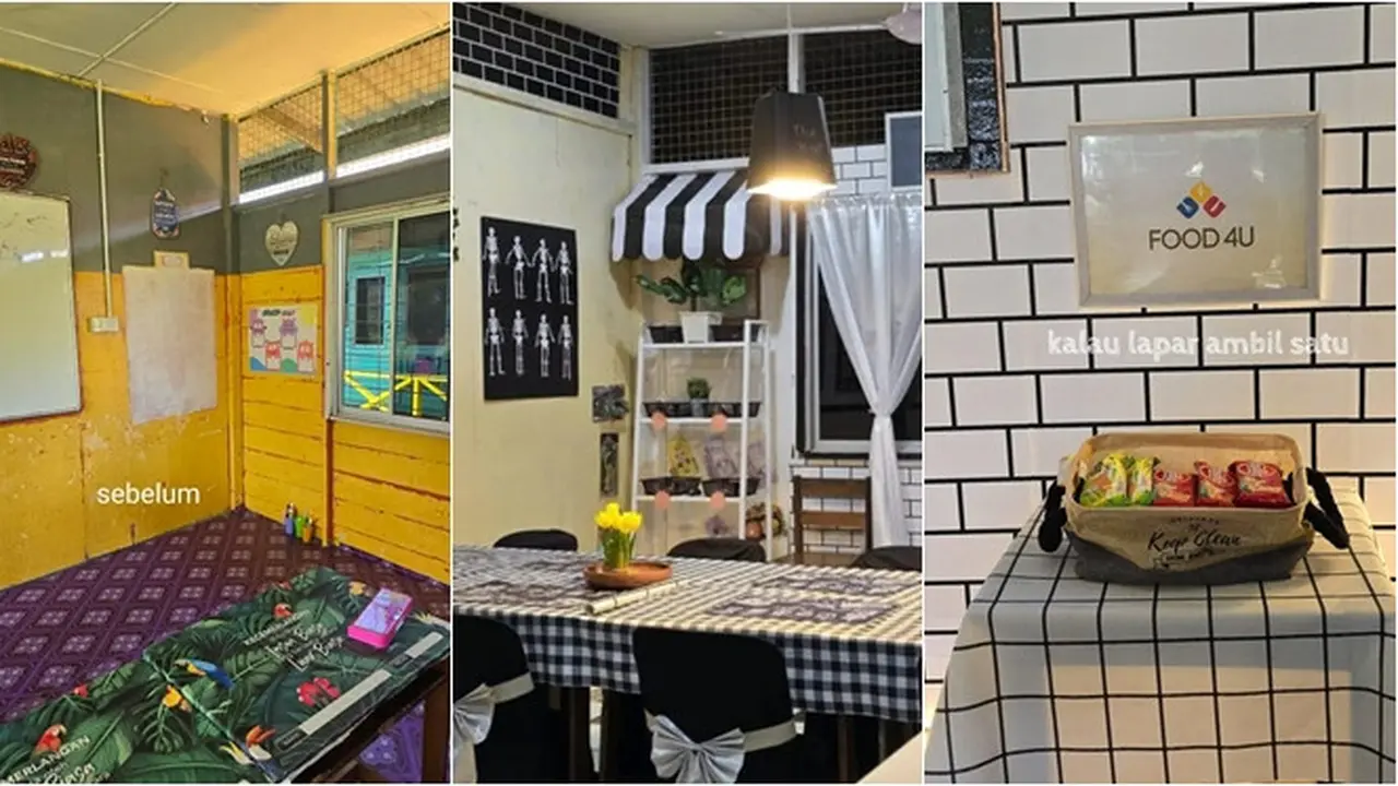 Guru Ini Sulap Ruang Kelas Jadi Tempat Belajar Bertema Kafe, Menginspirasi