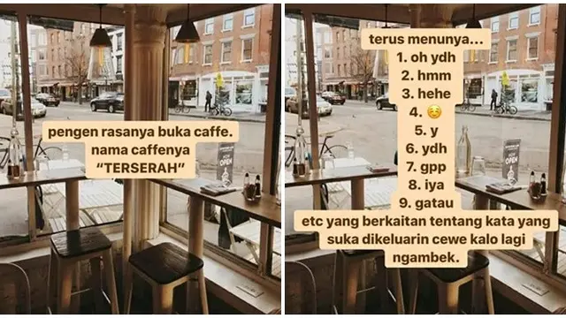 Curhatan Netizen Ingin Buka Warung Bernama ‘Terserah’ Ini Bikin Cengar-cengir