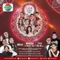 LIDA 2021 digelar mulai Minggu (14/3/2021), diawali dengan Konser Bhinneka Tunggal Ika yang ditayangkan Indosiar live mulai pukul 20.30 WIB