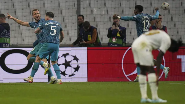 Kalahkan Marseille, Tottenham Hotspur ke 16 Besar Liga Champions