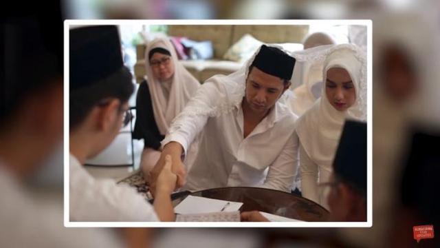 Ammar Zoni dan Irish Bella menikah siri sebelum mendaftarkan ke negara. (YouTube Aish TV)