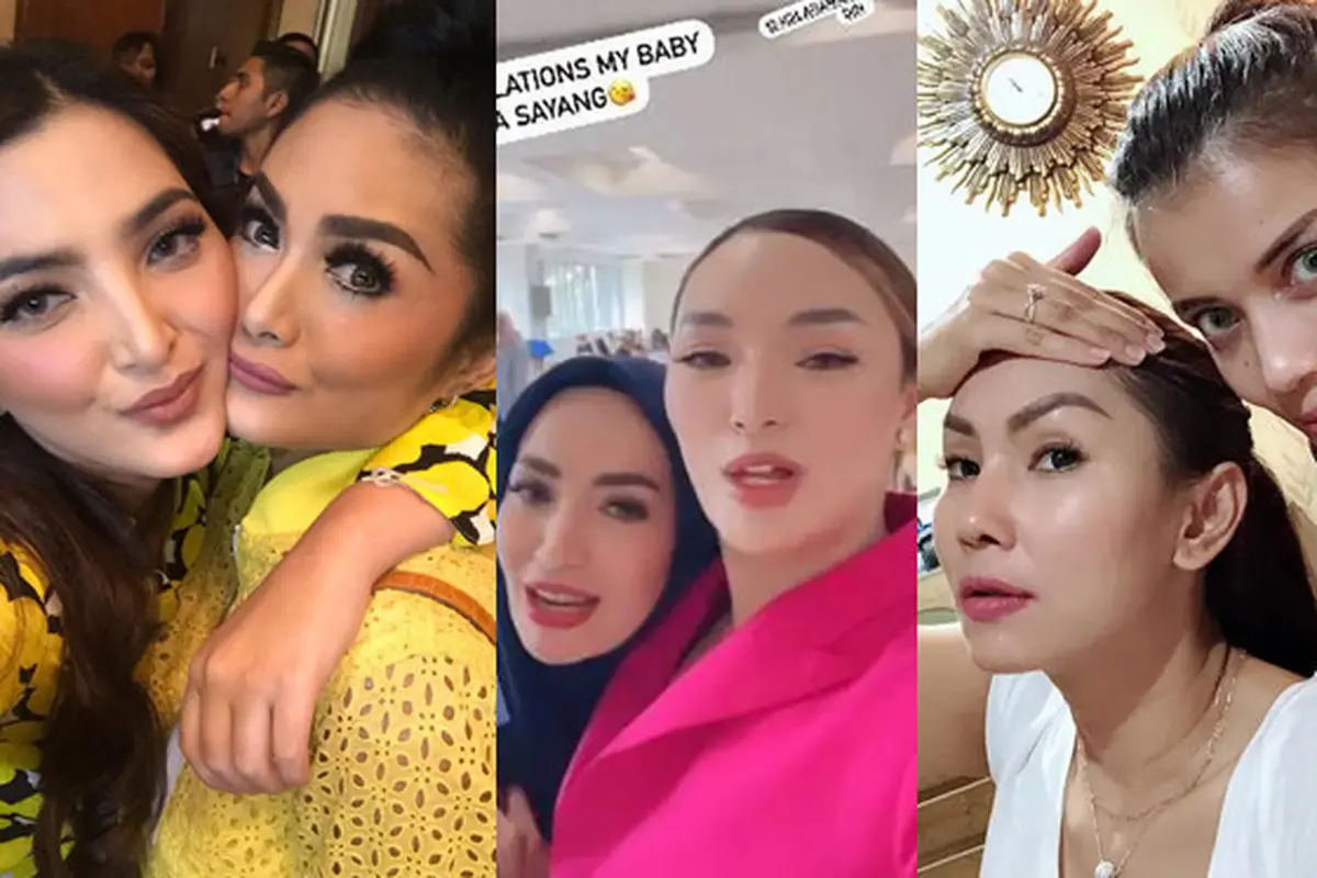 Kompak dengan istri mantan suami