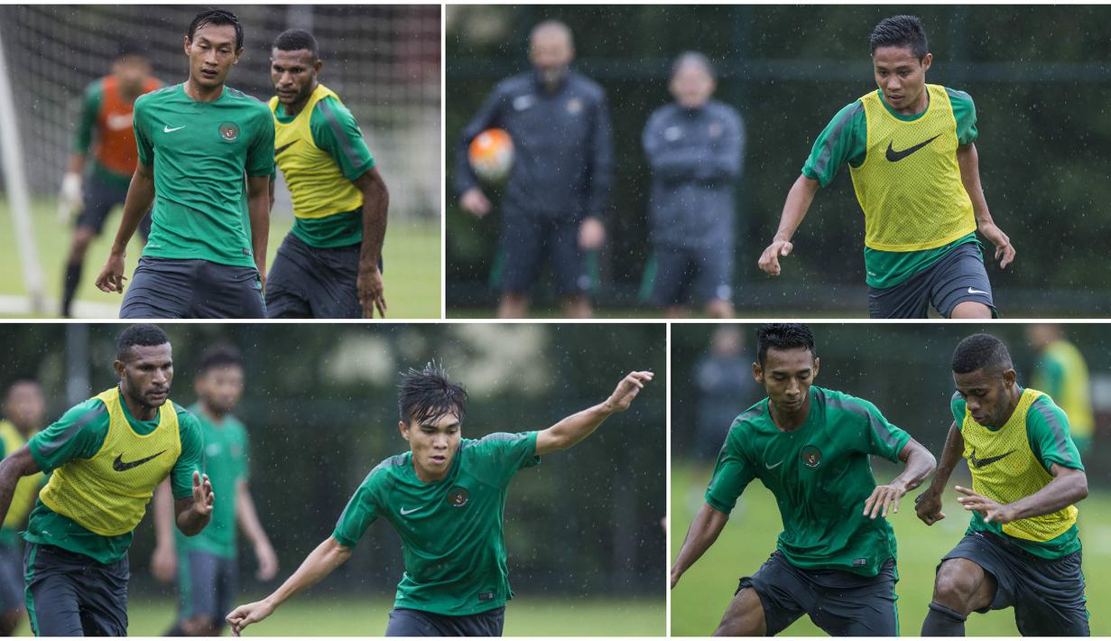 Berikut ini Evan Dimas dan 5 pemain top yang ikut seleksi Timnas Indonesia U-22. Para pemain yang lolos nantinya akan mewakili Merah Putih di ajang Sea Games 2017. (Bola.com/Vitalis Yogi Trisna)
