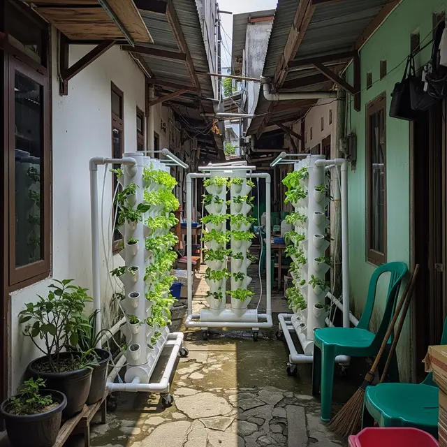 9 Desain Kebun Sayur di Gang Sempit, Lahan Terbatas Jadi Produktif