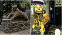 6 Potret Patung Hewan Sedang Duduk Ini Nyeleneh, Ekspresinya Mendukung