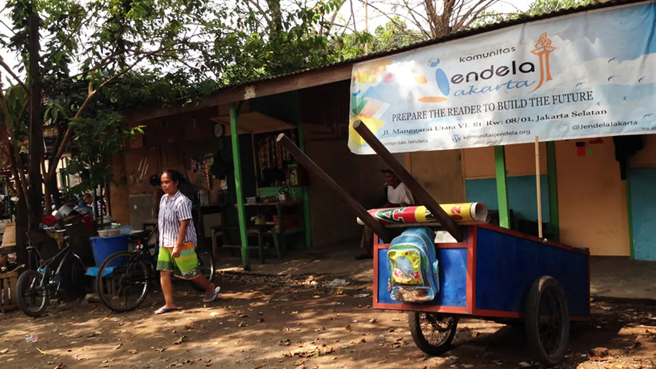 Komunitas Jendela, Sediakan Perpustakaan Gratis di Manggarai