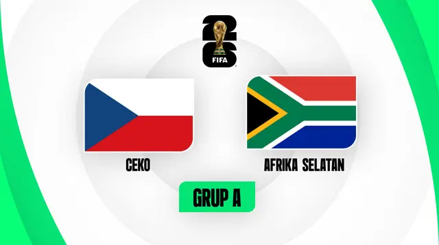 Ilustrasi Ceko vs Afrika Selatan di Piala Dunia 2026. (Dok. Multimedia KLY)