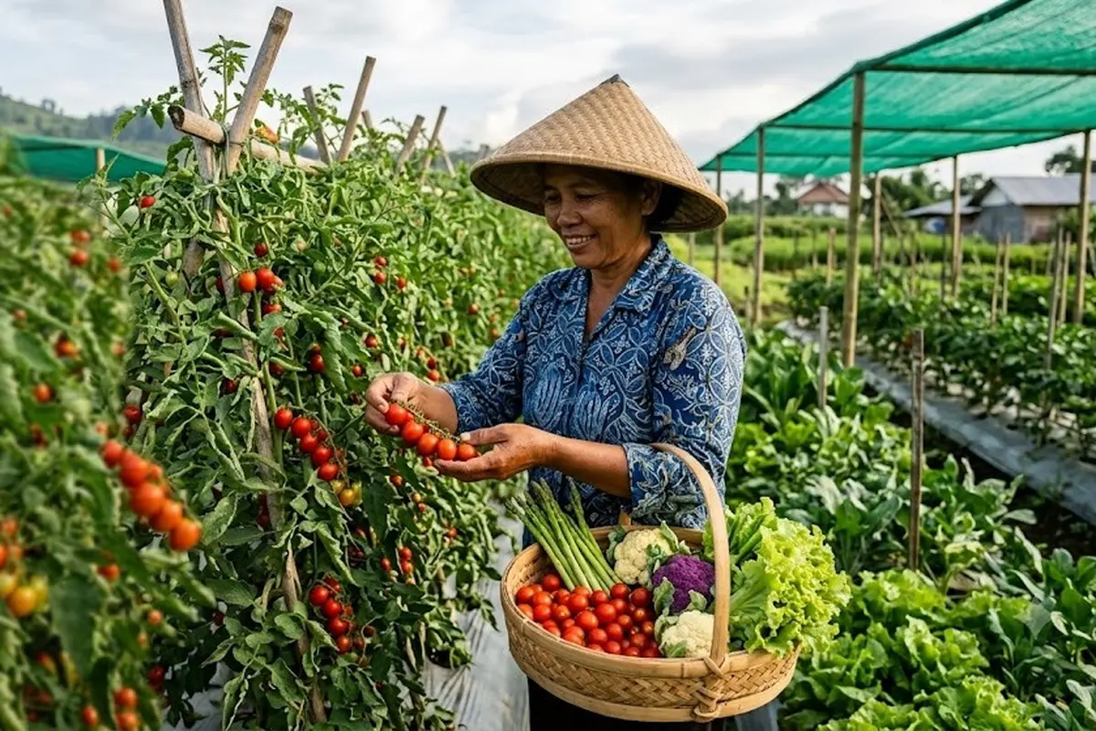 Tanaman Sayur yang Mahal Dijual (AI Generated)