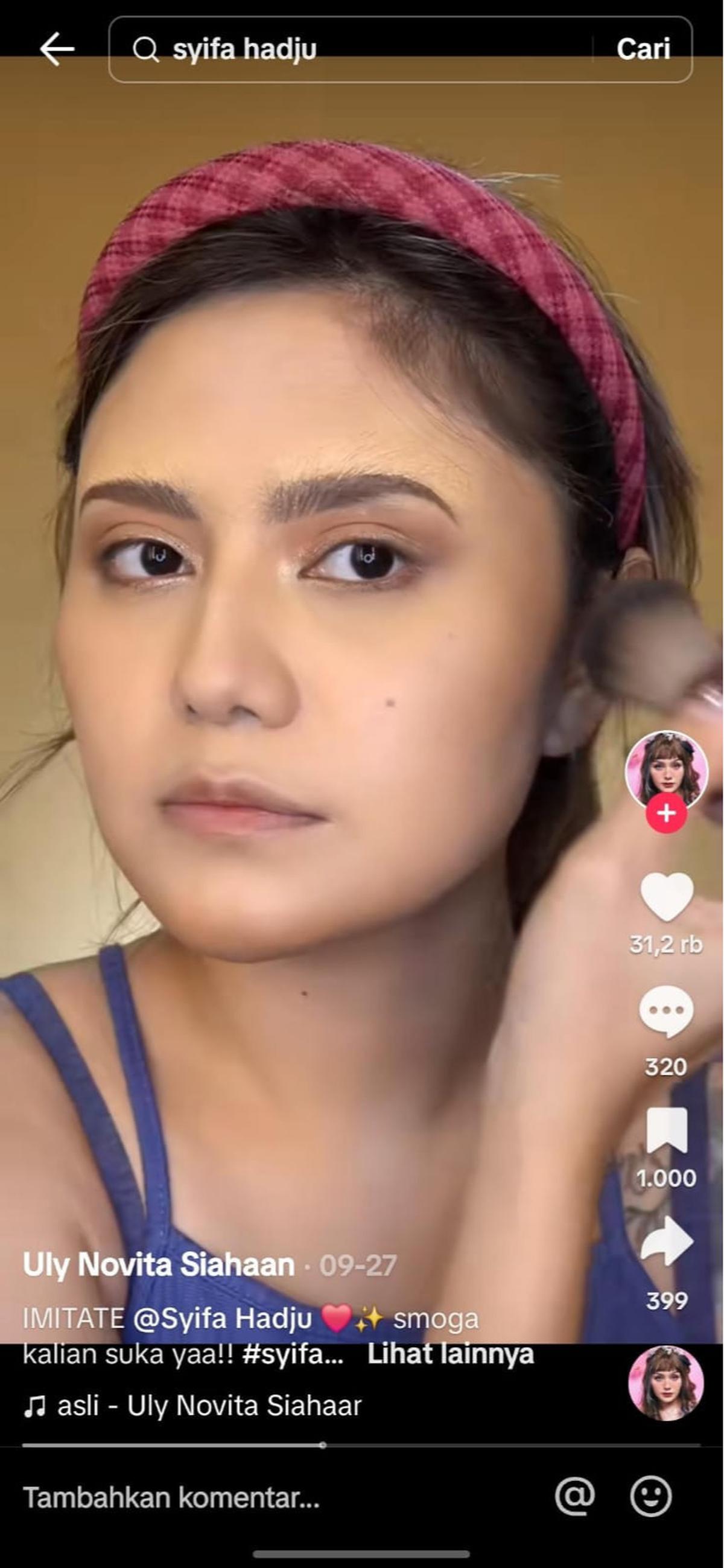 Kontur Wajah: Make Up Imitasi Syifa Hadju