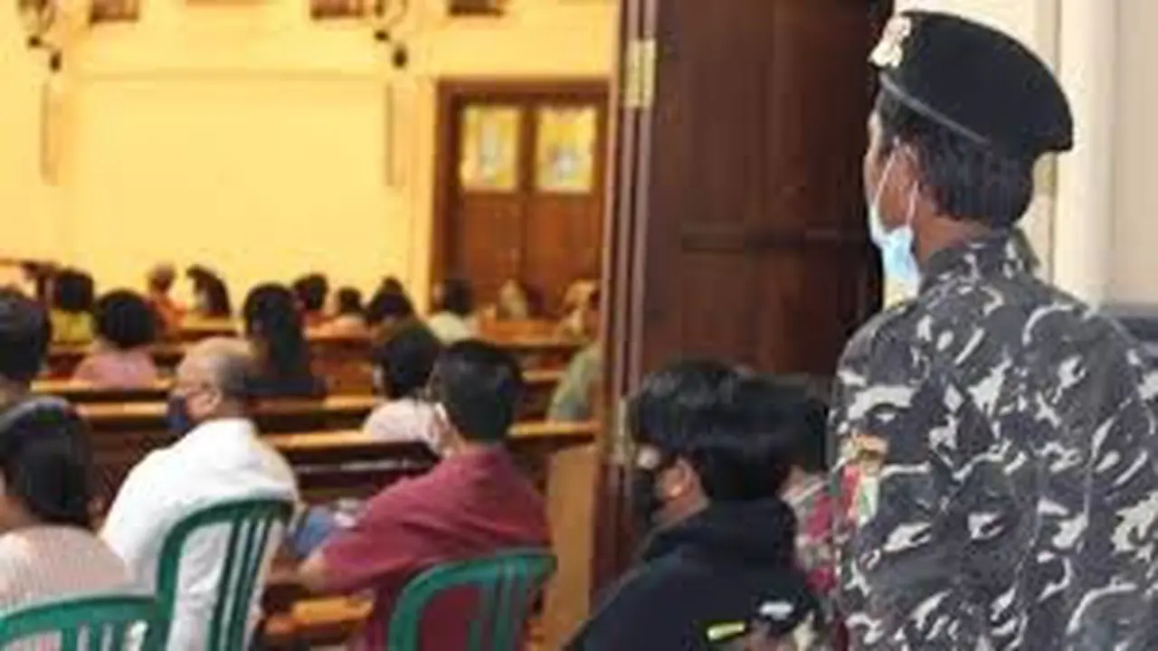 Ilustrasi pengamanan Perayaan Natal pada perayaan Natal di Banyuwangi (Istimewa)