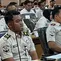 Kepala Lapas Kelas IIA Cibinong nonaktif Wisnu Hani Putranto (tengah) dalam Rapat Dengar Pendapat (RDP) Komisi XIII DPR di Kompleks Parlemen, Jakarta Senin (28/9/2026). (Foto: Liputan6.com/Winda Nelfira).