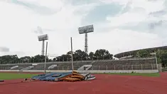 Stadion Madya Senayan dibangun pada tahun 8 February 1960 dengan kapasitas 15.000 penonton,  Senin (25/4/2016). (Bola.com/Nicklas Hanoatubun)