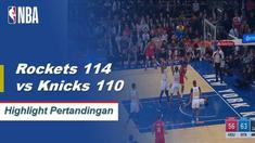 James Harden explodes for 61 points in an all-time performance in Madison Square Garden as the Rockets are victorious, 114 - 110.