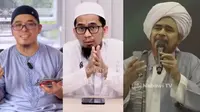 Ustadz Muflih Safitra (kiri), Ustadz Adi Hidayat atau UAH (tengah), dan Habib Umar bin Hafidz (kanan) bicara soal musik dalam Islam. (Foto: YouTube Muflih Safitra Official, Adi Hidayat Official, dan Nabawi TV)