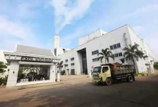 TPA Benowo mengubah sampah menjadi energi listrik. (Liputan6.com/Dian Kurniawan)