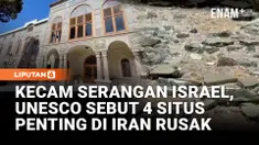 Sejumlah situs bersejarah di Iran mengalami kerusakan akibat serangan di tengah konflik yang terus meluas. UNESCO menyatakan keprihatinan dan mengingatkan semua pihak untuk melindungi warisan budaya dunia.