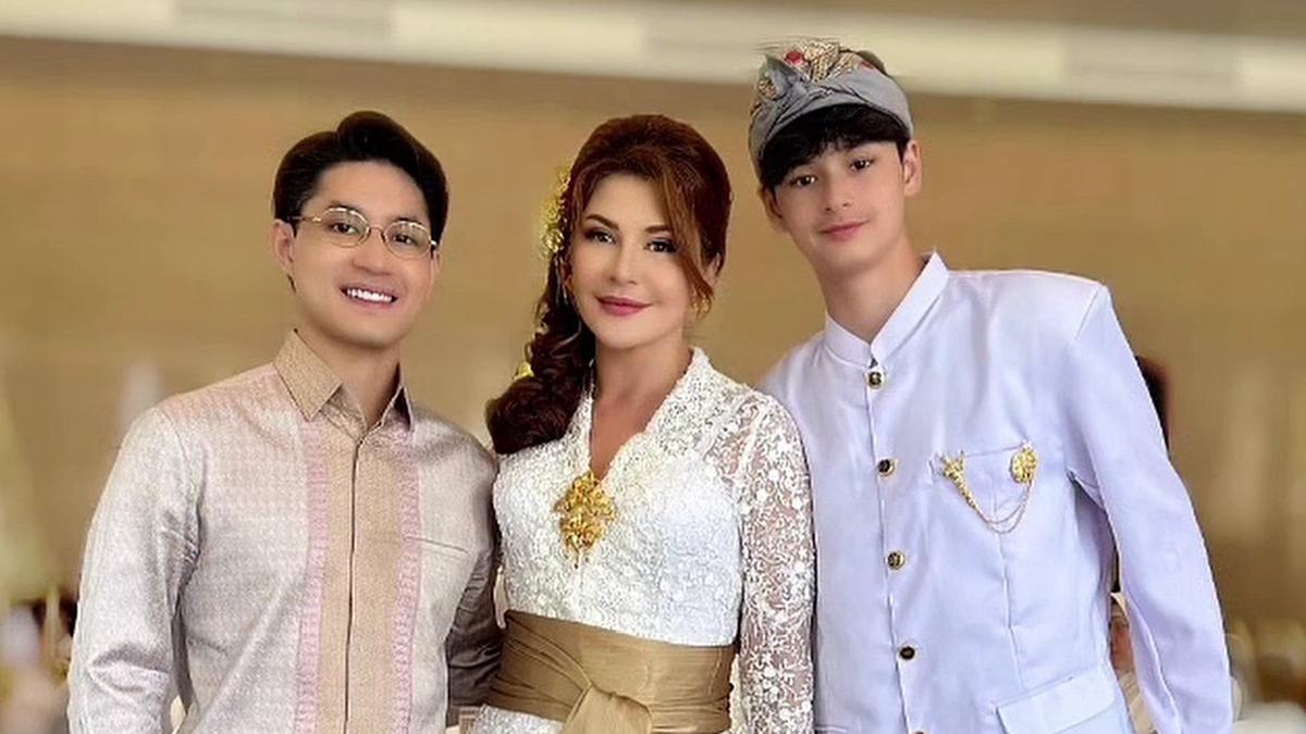 Penampilan Awet Muda Tamara Bleszynski Kenakan Kebaya Adat Bali saat Hadir di Lamaran Putra Sulungnya, Teuku Rassya