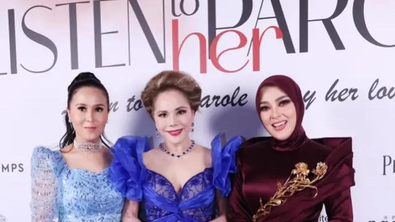 Model Gaun Couture Muslim Ungu Syahrini di Acara UNESCO, Elegan dan Mewah